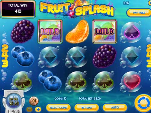 Fruit Splash base game review