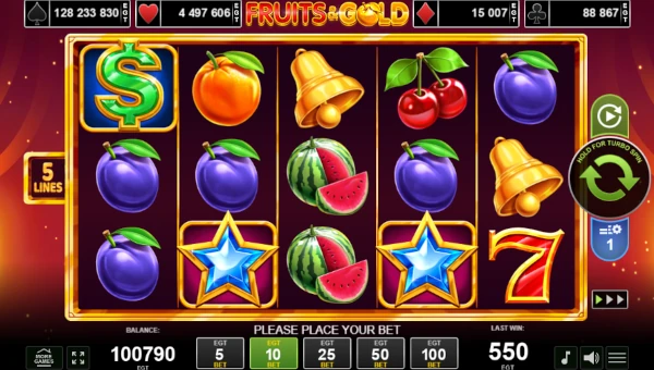 Fruits and Gold base game review