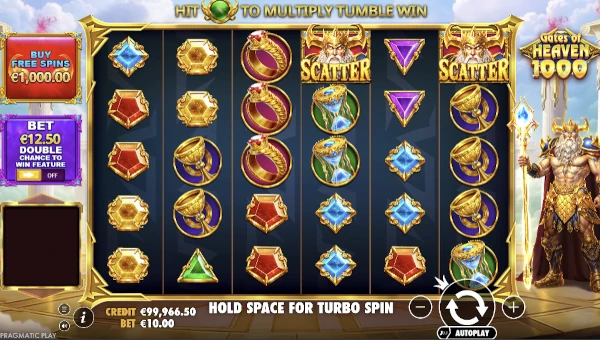 Gates of Heaven 1000 Base Game Screenshot – Showing Features