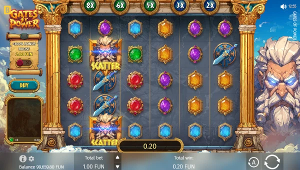 Gates of Power Base Game Screenshot – Showing Features