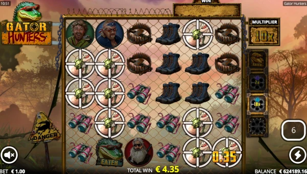 Gator Hunters bonus game