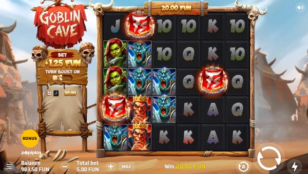 Goblin Cave Base Game Screenshot – Showing Features