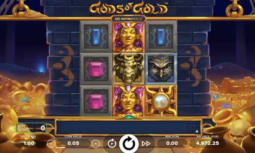 gods of gold infinireels slot overview and summary