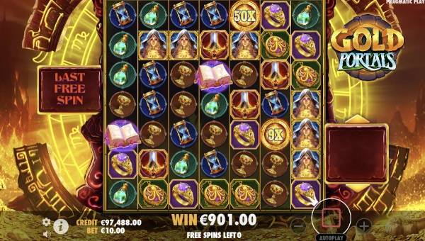Gold Portals bonus game
