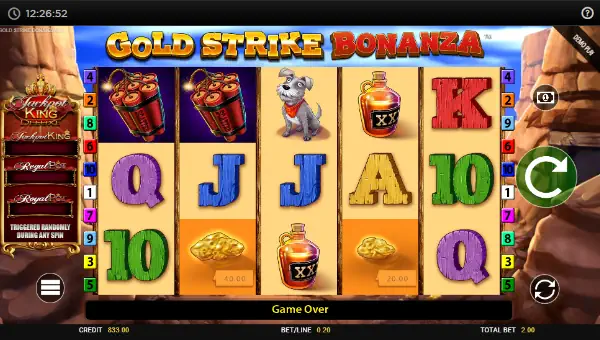 Gold Strike Bonanza base game review