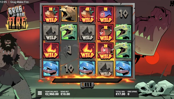 Grug Make Fire Bonus Game – Free Spins Features