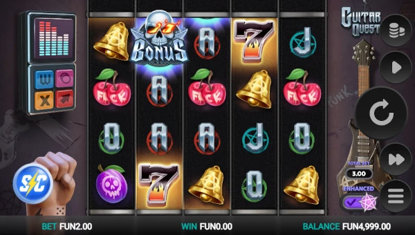 Guitar Quest Base Game Screenshot – Showing Features