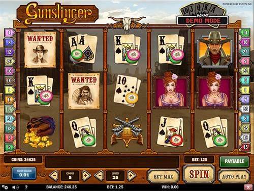 Gunslinger slot free play demo