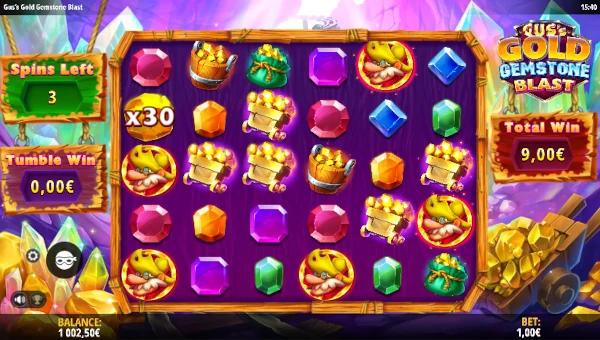 Guss Gold Gemstone Blast Bonus Game – Free Spins Features