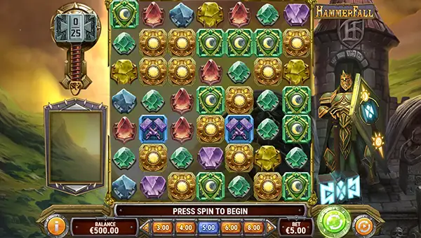 hammerfall slot overview and summary