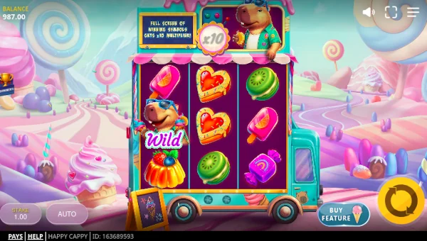 Happy Cappy Base Game Screenshot – Showing Features