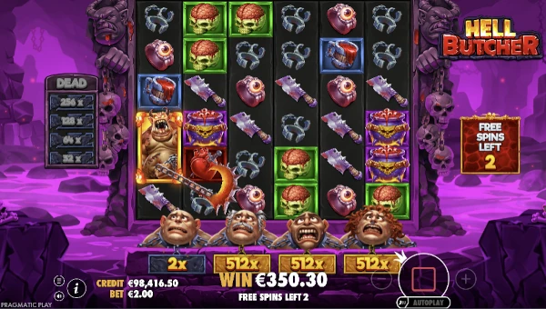 Hell Butcher Bonus Game – Free Spins Features