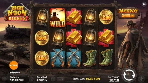 High Noon Riches Bonus Game – Free Spins Features