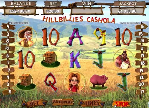 Hillbillies Cashola base game review