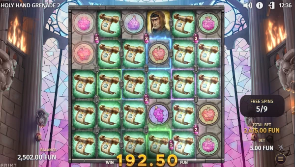 Holy Hand Grenade 2 Bonus Game – Free Spins Features