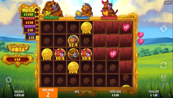 Honeylocks Pots Bonus Game – Free Spins Features