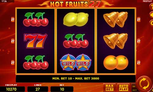 Hot Fruits 27 base game review