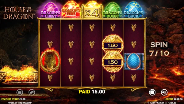 House of the Dragon Bonus Game – Free Spins Features