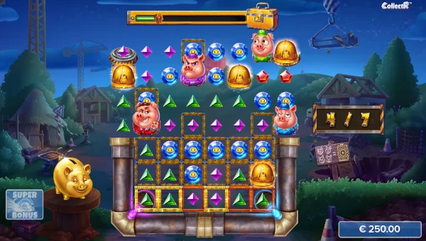 Huff N’ Puff CollectR free spins screenshot