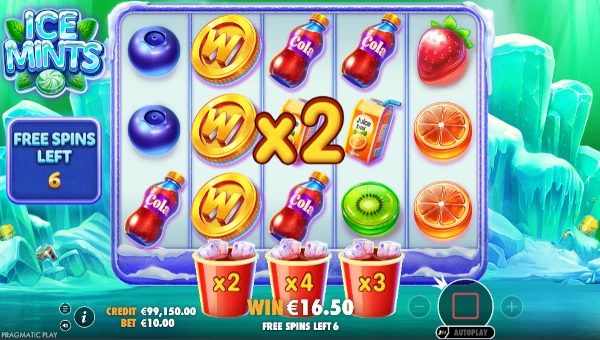 Ice Mints bonus game