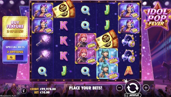 Idol Pop Fever Base Game Screenshot – Showing Features