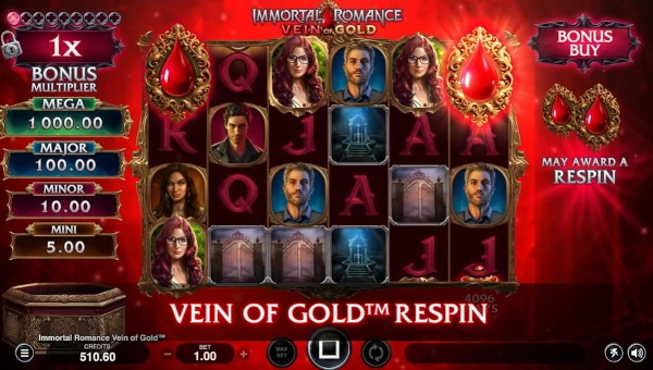 Immortal Romance Vein of Gold base game review