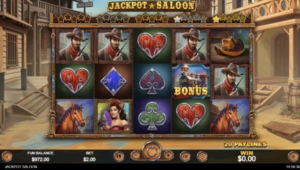 Jackpot Saloon base game review