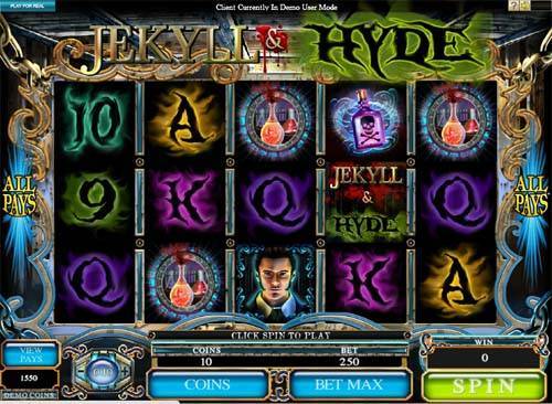 Jekyll and Hyde slot free play demo