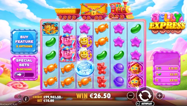 Jelly Express Base Game Screenshot – Showing Features
