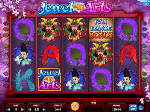 Jewel Of The Arts slot free play demo is not available.