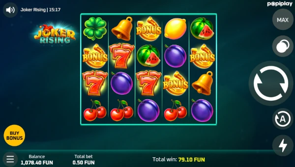 Joker Rising Base Game Screenshot – Showing Features