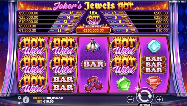 Jokers Jewels Hot base game review