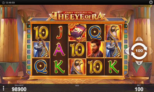 jonny ventura and the eye of ra slot screen - JONNY VENTURA AND THE EYE OF RA Slot Review