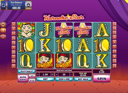 Karaoke Star slot free play demo