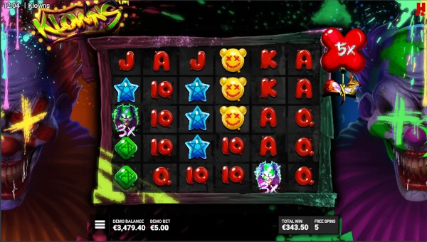 Klowns bonus game