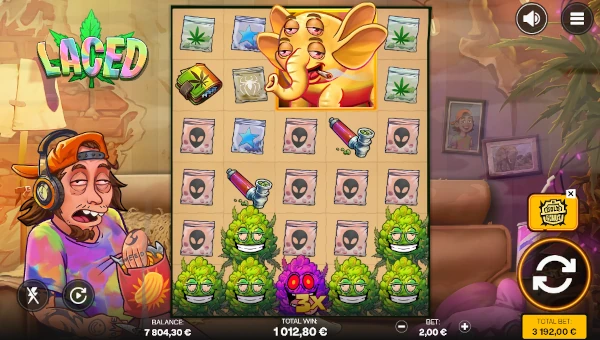 Laced slot free spins screenshot