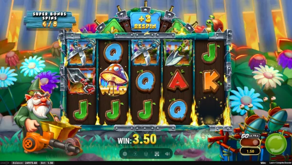 Lawn N Complete Disorder Bonus Game – Free Spins Features