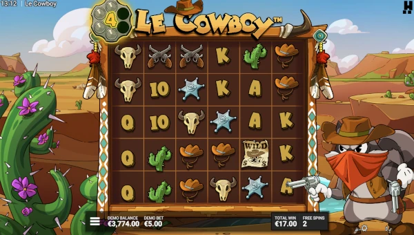 Le Cowboy Slot Bonus Game and Free Spins