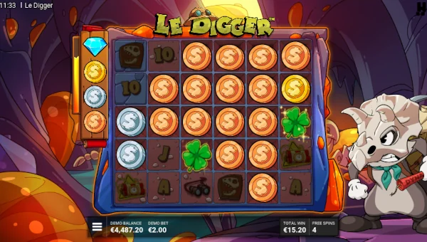 Le Digger Bonus Game – Free Spins Features