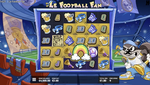Le Football Fan Bonus Game – Free Spins Features