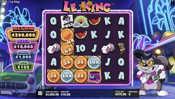 Le King bonus game