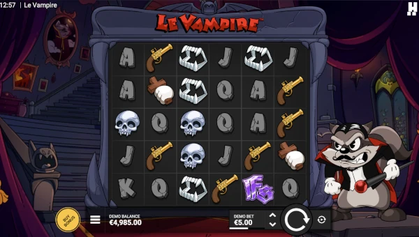 Le Vampire Base Game Screenshot – Showing Features