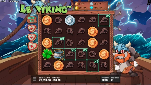 Le Viking bonus game