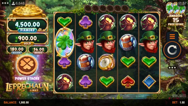 Leprechaun Links base game review