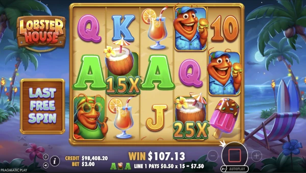 Lobster House Bonus Game – Free Spins Features