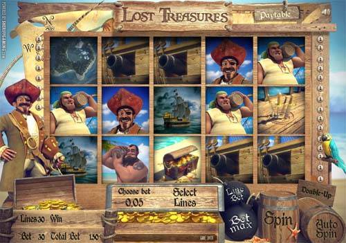 Lost Treasures slot free play demo