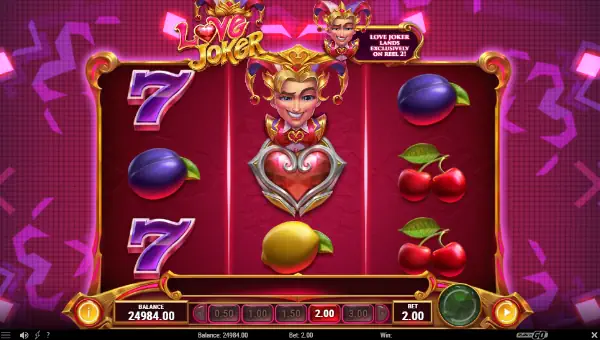 Love Joker slot free play demo is not available.