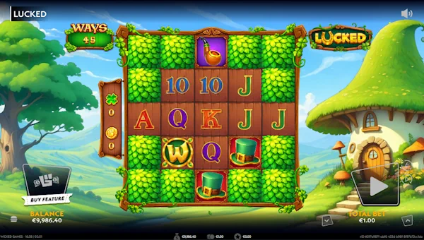 Lucked Base Game Screenshot – Showing Features