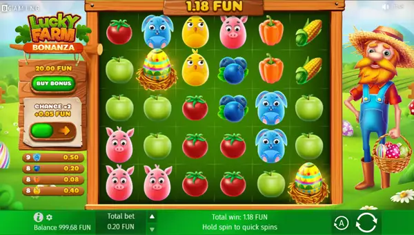 Lucky Farm Bonanza base game review