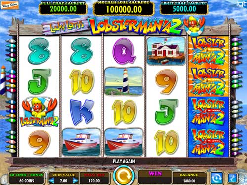 Larry the lobster slot game